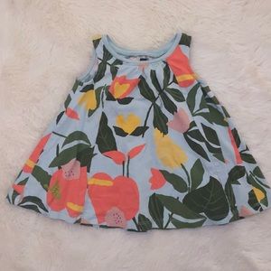 Tea Collection Flower Dress, Size 9-12 Mths